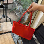 Women's Satin Minimal Shoulder Tote