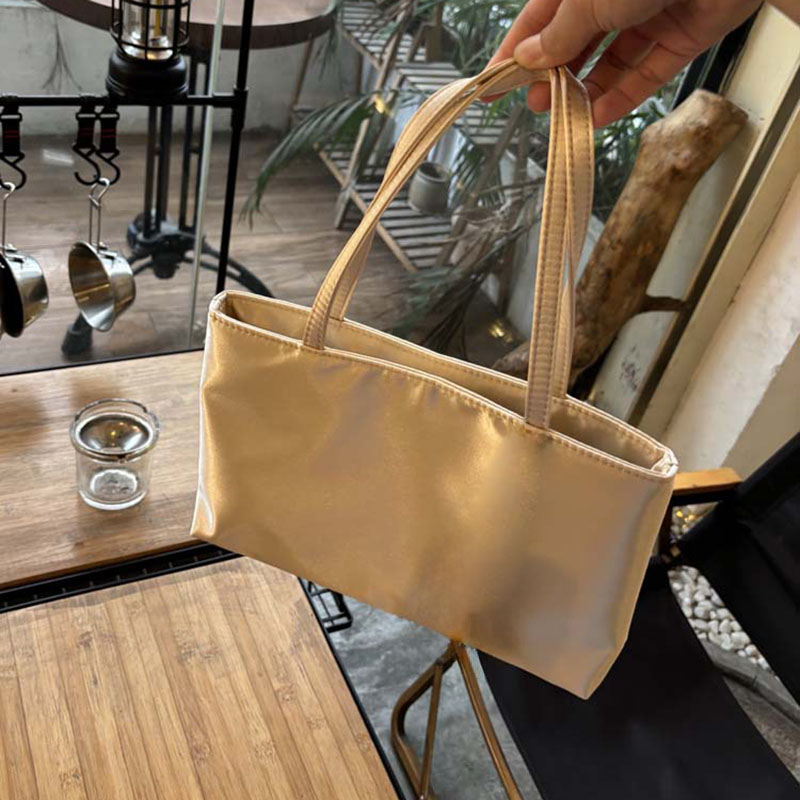 Women's Satin Minimal Shoulder Tote
