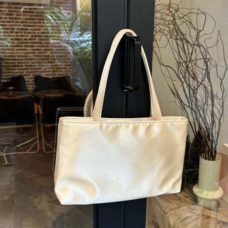 Women's Satin Minimal Shoulder Tote