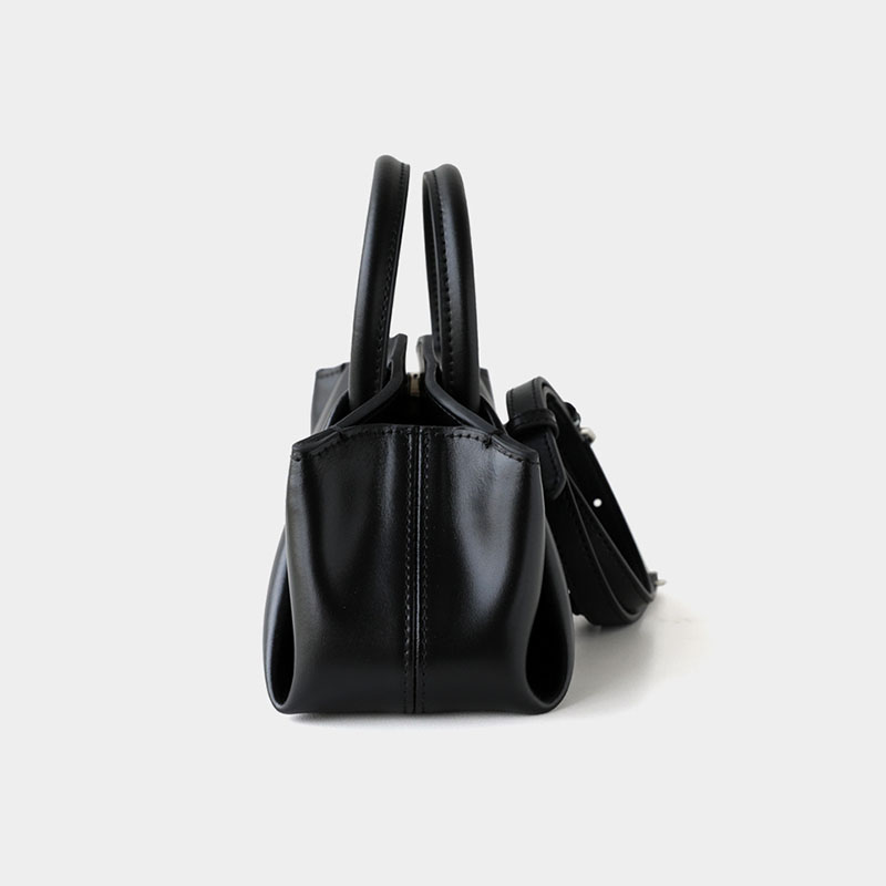 Sac à main supérieur plissé en cuir nuage fendu pour femmes