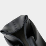 Sac à main supérieur plissé en cuir nuage fendu pour femmes