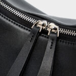 Women's Split Leather Zipper Closure Shoulder Hobo Bag