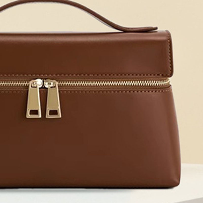 Sac à main en cuir synthétique à fermeture à glissière pour femmes