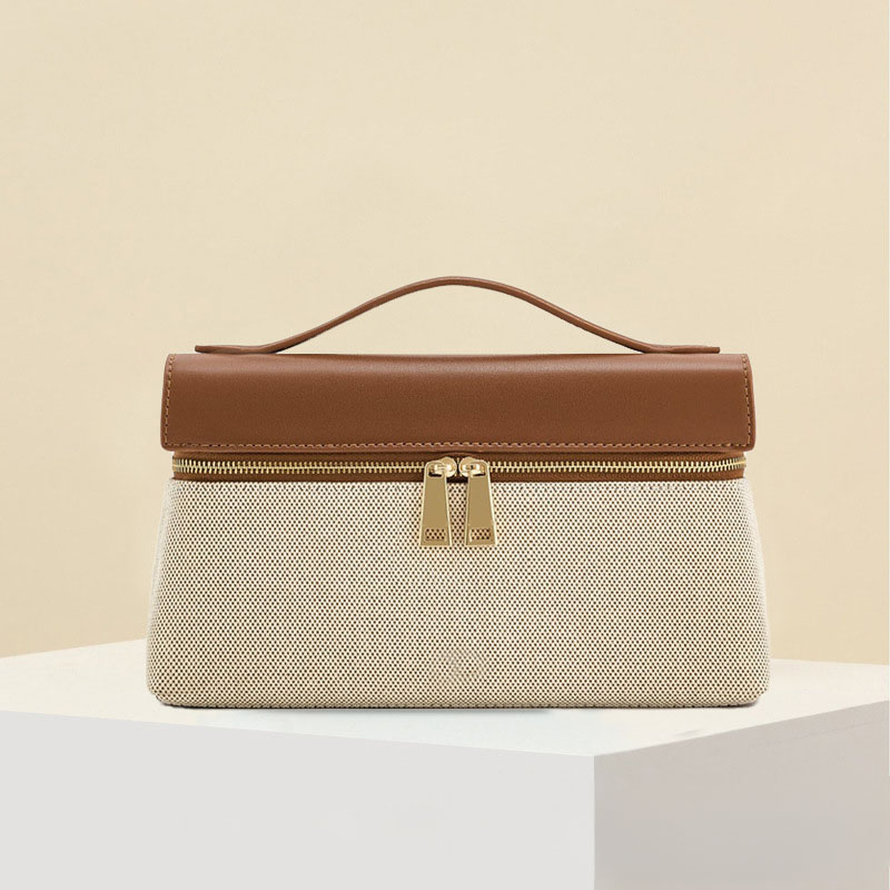 Sac à main en cuir synthétique à fermeture à glissière pour femmes