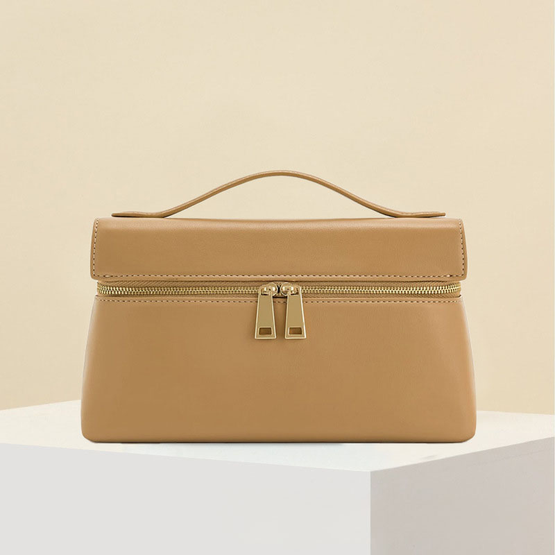 Sac à main en cuir synthétique à fermeture à glissière pour femmes