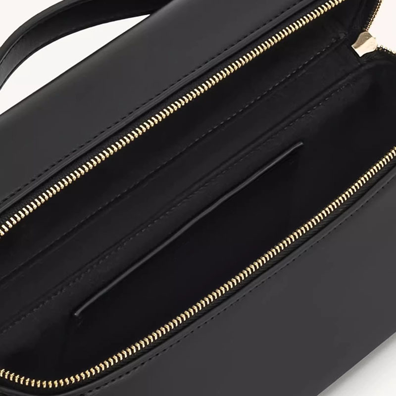 Sac à main en cuir synthétique à fermeture à glissière pour femmes