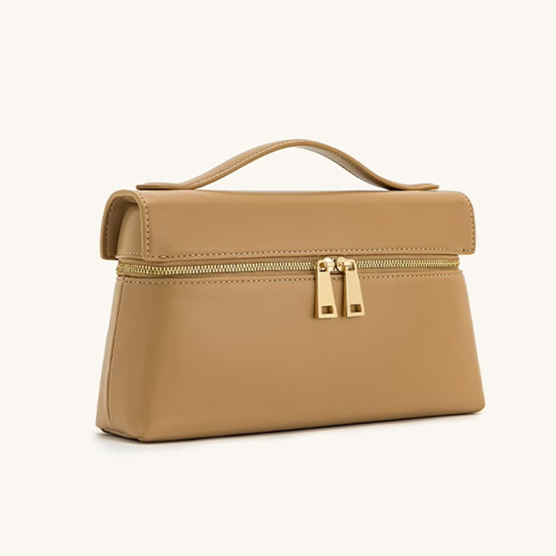 Sac à main en cuir synthétique à fermeture à glissière pour femmes