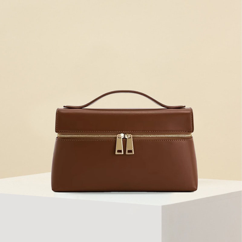 Sac à main en cuir synthétique à fermeture à glissière pour femmes
