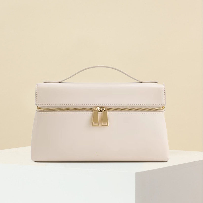 Sac à main en cuir synthétique à fermeture à glissière pour femmes