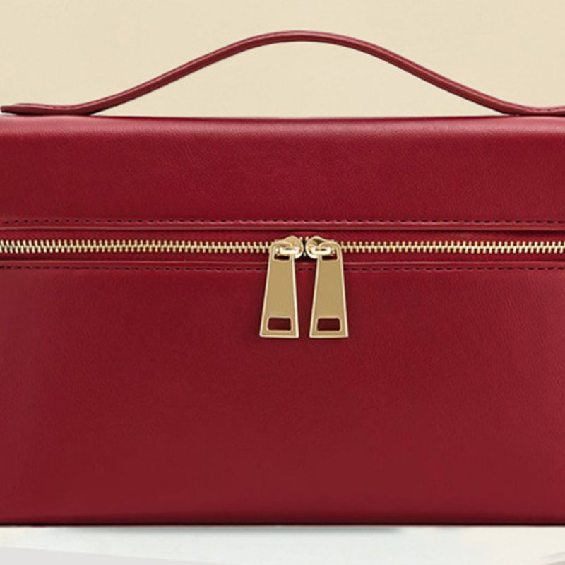 Sac à main en cuir synthétique à fermeture à glissière pour femmes