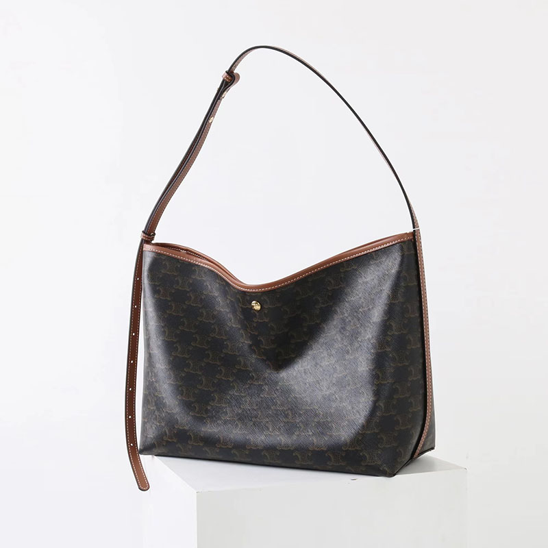 Women's Black Split Leather Printed Crossbody Shoulder Hobo Bag with Small Zipper Pouch