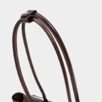 Women's Oil Wax Full-Grain Leather Shoulder Top Handle Bag with Silver Hardware