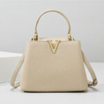 Women's Vegan Leather Pebbled Structured Shoulder Top Handle Bag