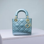 Women's Patent Full-Grain Leather Quilted Crossbody Top Handle Mini Bag