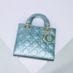 Women's Patent Full-Grain Leather Quilted Crossbody Top Handle Mini Bag