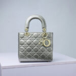 Women's Patent Full-Grain Leather Quilted Crossbody Top Handle Mini Bag