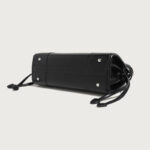 Women's Split Leather Buckle Crossbody Top Handle Bag