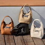 Women's Full-Grain Leather Pebble Hardware Top Handle Shoulder Bag