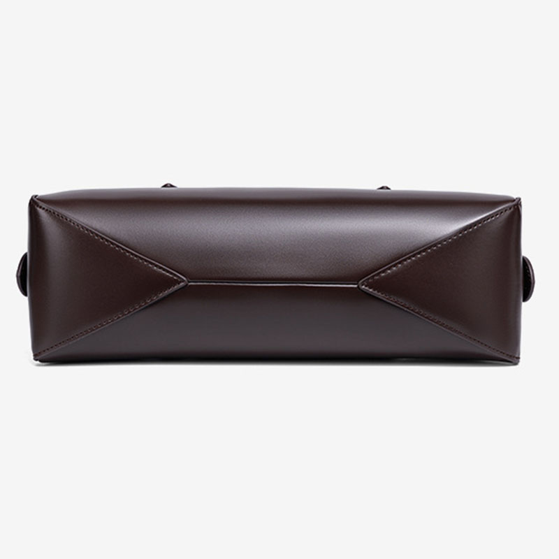 Women's Vegan Leather Minimalist Cylinder Shoulder Baguette Bag