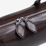 Women's Vegan Leather Minimalist Cylinder Shoulder Baguette Bag
