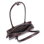 Women's Vegan Leather Minimalist Cylinder Shoulder Baguette Bag