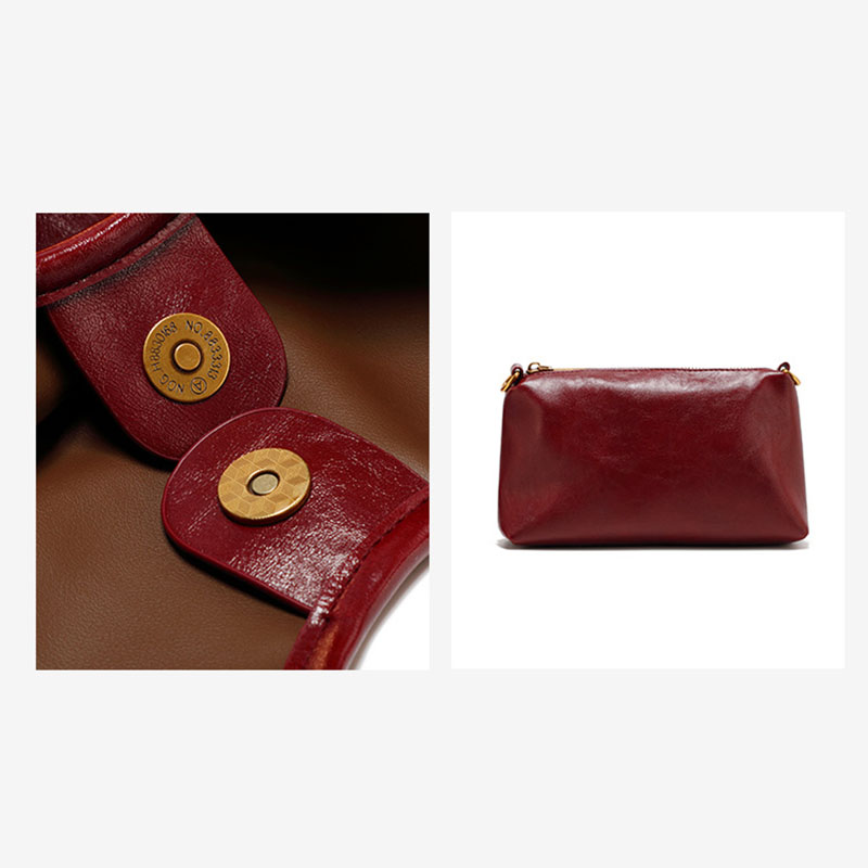 Women's Vegan Leather Textured Top Handle Shoulder Tote Bag