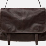 Women's Vegan Leather Foldover Flap Dual Strap Shoulder Bag