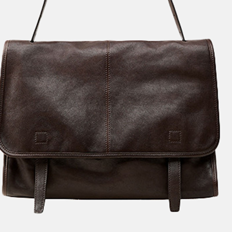 Women's Vegan Leather Foldover Flap Dual Strap Shoulder Bag
