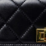 Women's Full-Grain Leather Quilted Turn-Lock Belt Bag