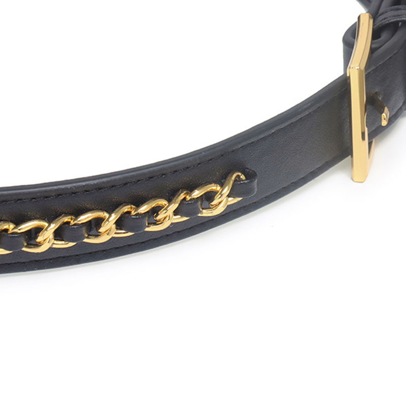 Women's Full-Grain Leather Quilted Turn-Lock Belt Bag