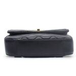 Women's Full-Grain Leather Quilted Turn-Lock Belt Bag
