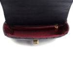 Women's Full-Grain Leather Quilted Turn-Lock Belt Bag