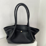 Women's Vegan Leather Structured Top Handle Shoulder Tote Bag