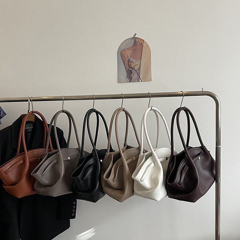 Women's Vegan Leather Structured Top Handle Shoulder Tote Bag