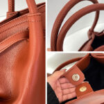 Women's Vegan Leather Structured Top Handle Shoulder Tote Bag