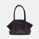 Women's Vegan Leather Structured Top Handle Shoulder Tote Bag