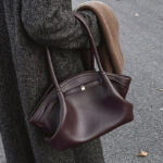 Women's Vegan Leather Structured Top Handle Shoulder Tote Bag