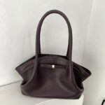 Women's Vegan Leather Structured Top Handle Shoulder Tote Bag