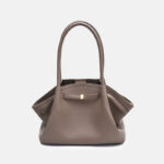 Women's Vegan Leather Structured Top Handle Shoulder Tote Bag