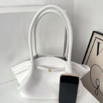 Women's Vegan Leather Structured Top Handle Shoulder Tote Bag
