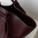 Women's Vegan Leather Structured Tote Shoulder Bag