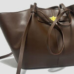 Women's Vegan Leather Structured Tote Shoulder Bag