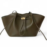 Women's Vegan Leather Structured Tote Shoulder Bag