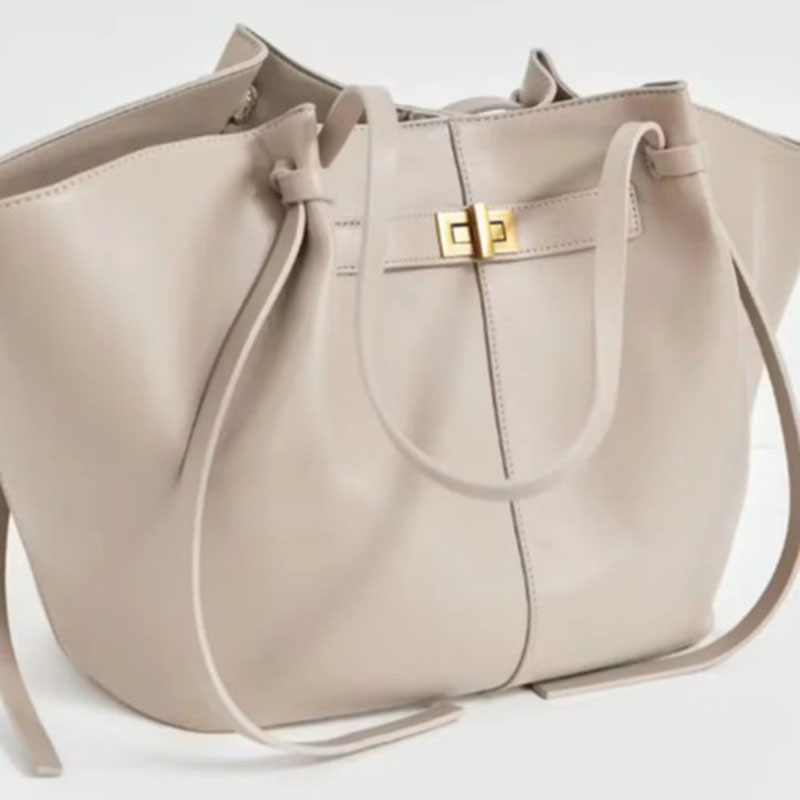 Women's Vegan Leather Structured Tote Shoulder Bag