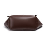 Women's Vegan Leather Structured Tote Shoulder Bag
