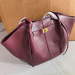 Women's Vegan Leather Structured Tote Shoulder Bag