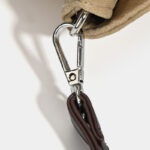 Women's Suede Vegan Leather Texture Top Handle Shoulder Tote Bag