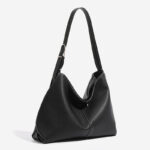 Women's Vegan Leather Textured Shoulder Hobo Bag