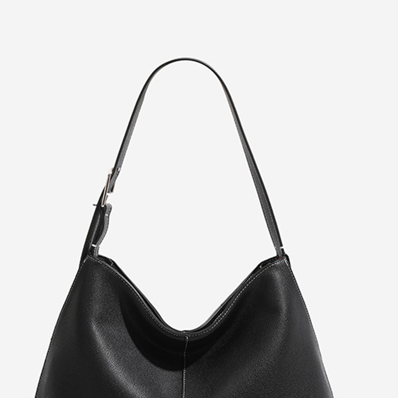 Women's Vegan Leather Textured Shoulder Hobo Bag