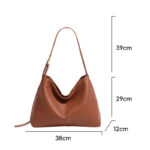 Women's Vegan Leather Textured Shoulder Hobo Bag